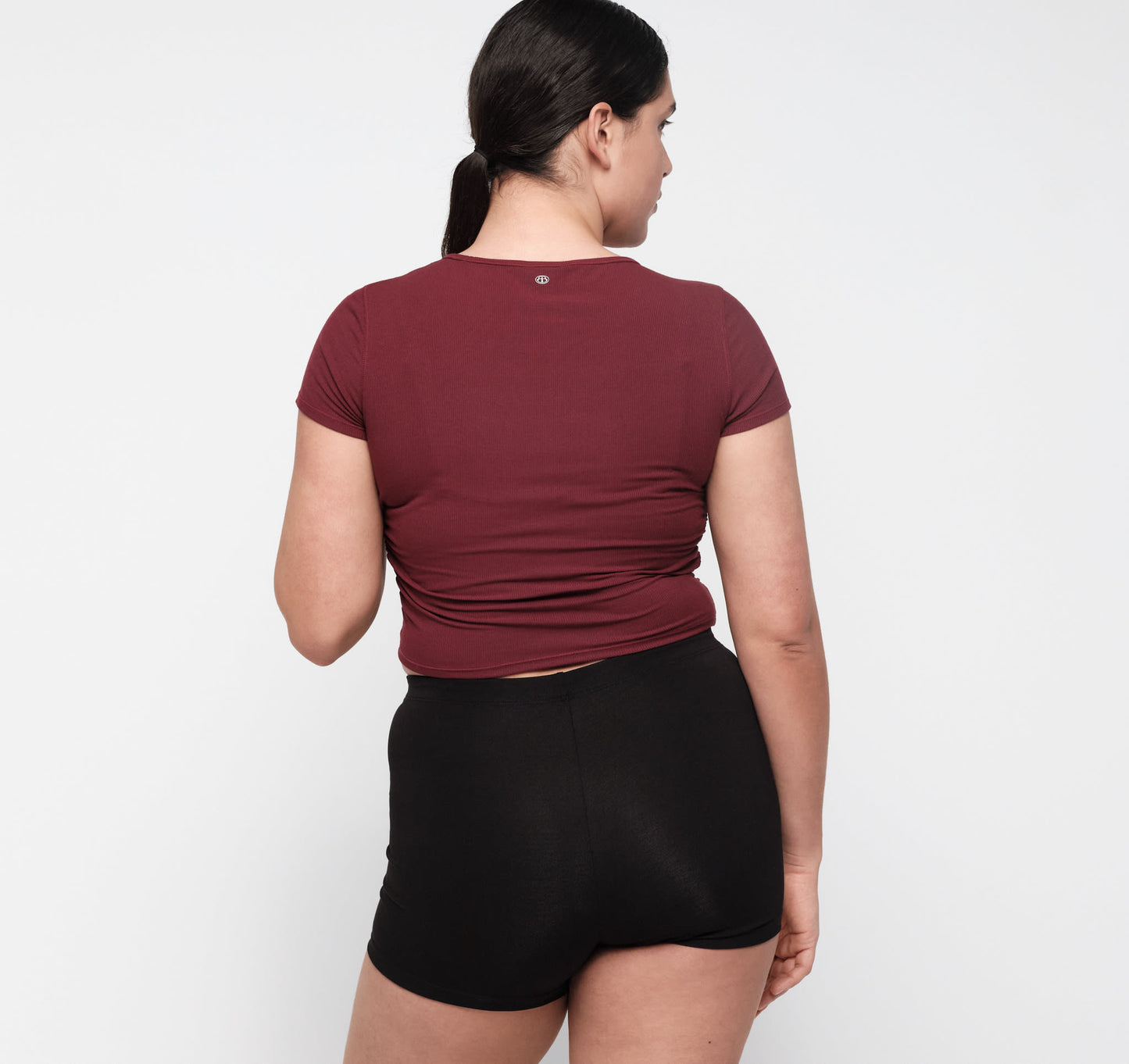 Active Rib Ruched Tee