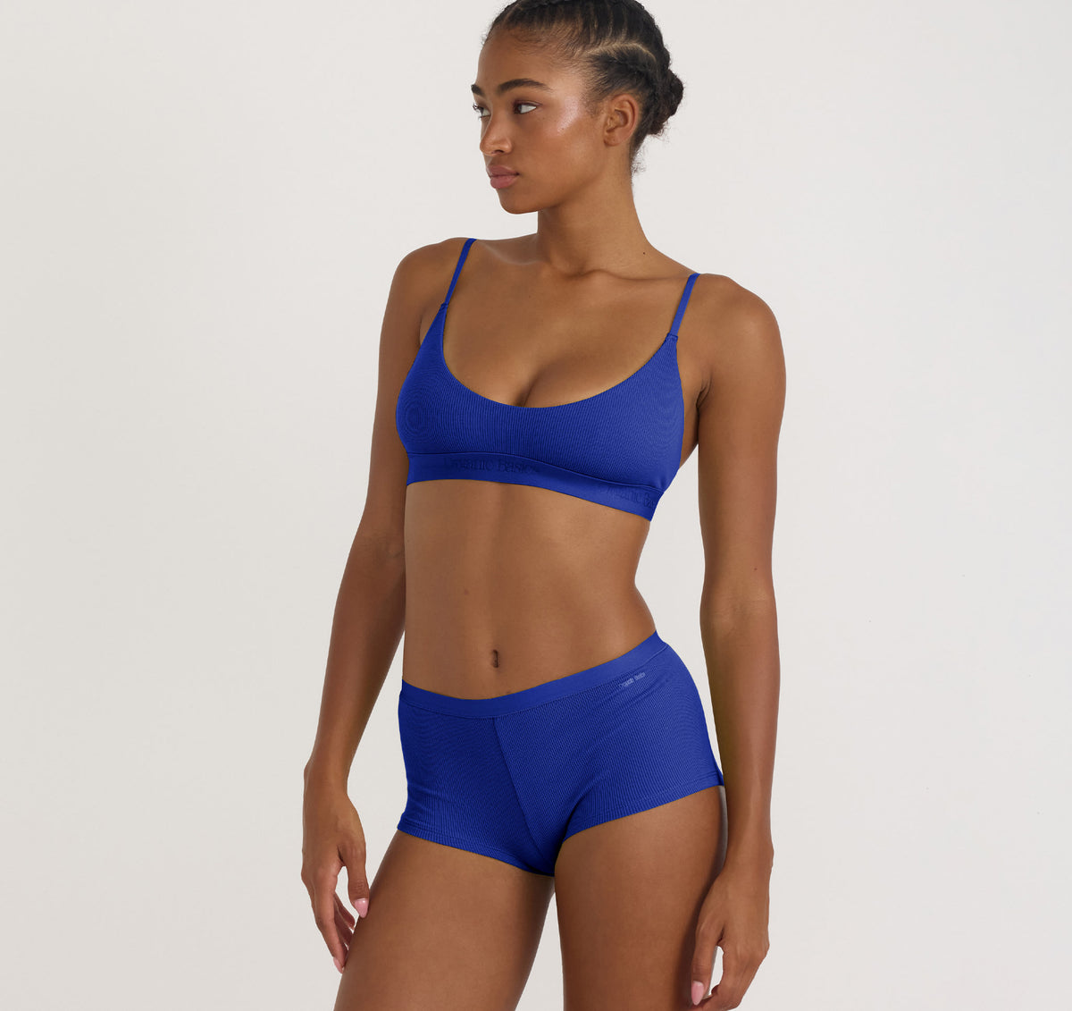 Core Rib Open Back Scoop Bralette 2-Pack