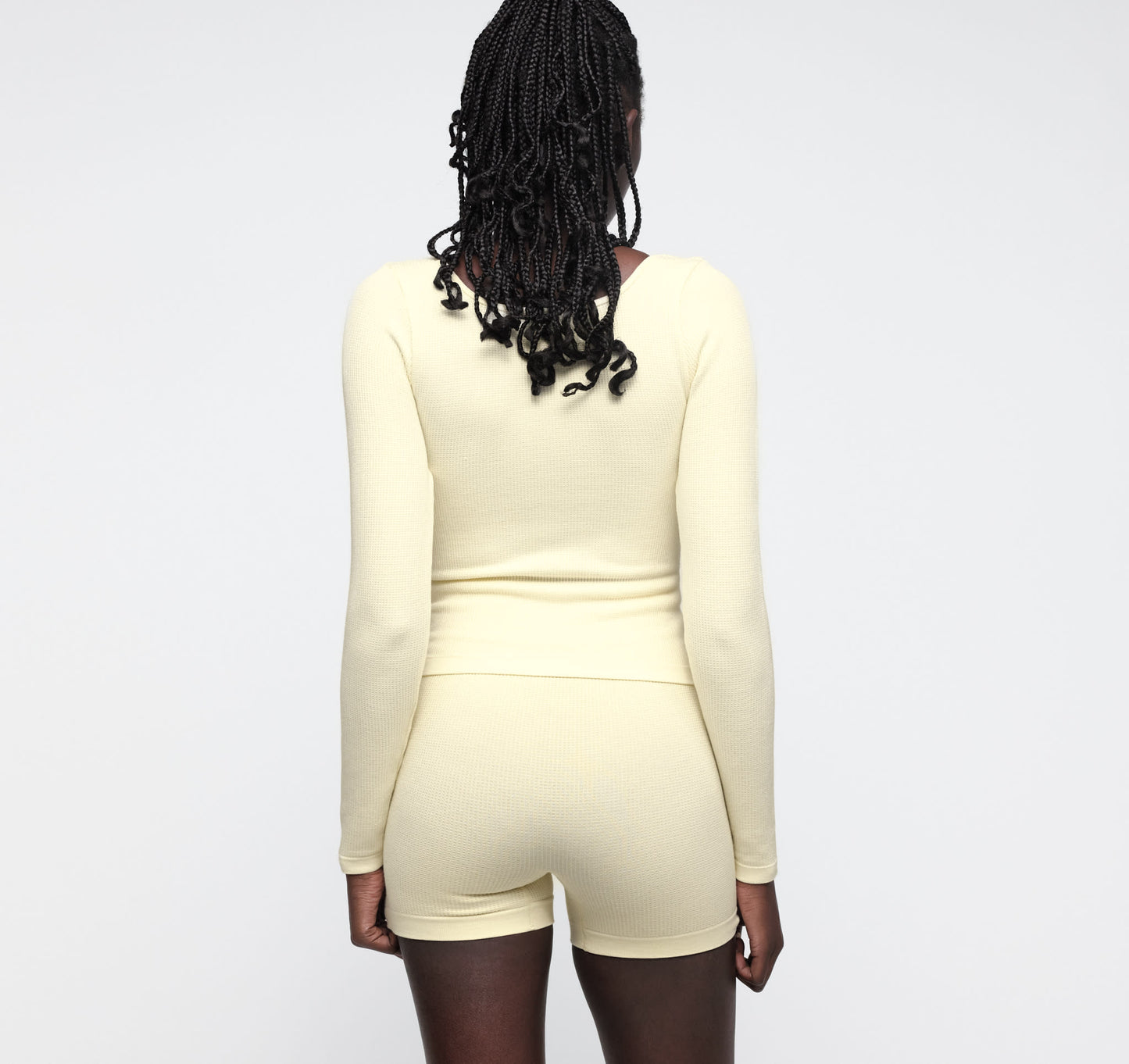 Seamless Waffle Long Sleeve Tee