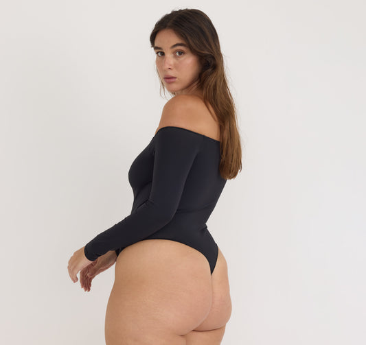 Smooth Off-Shoulder Bodysuit