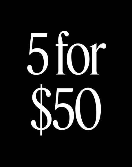 5 for 350 DKK