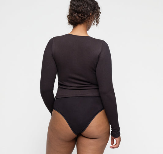 Seamless Waffle Cardigan