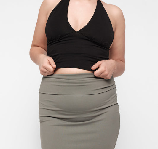 Core Foldover Mini Skirt
