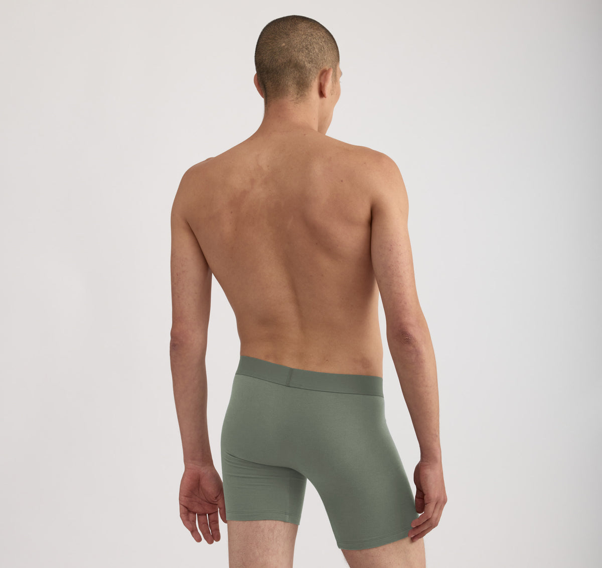 Core Easy Fit Boxer Briefs 3-Pack - Thunder / Seaweed / Black – organic cotton – view 3