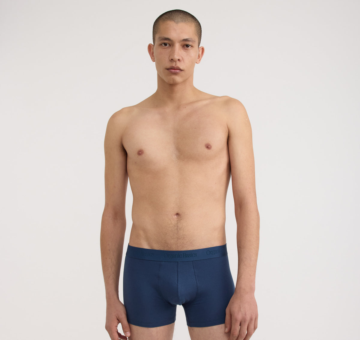 Core Trunks 3-Pack - Air / Cherry Red / Midnight Blue – organic cotton – view 2