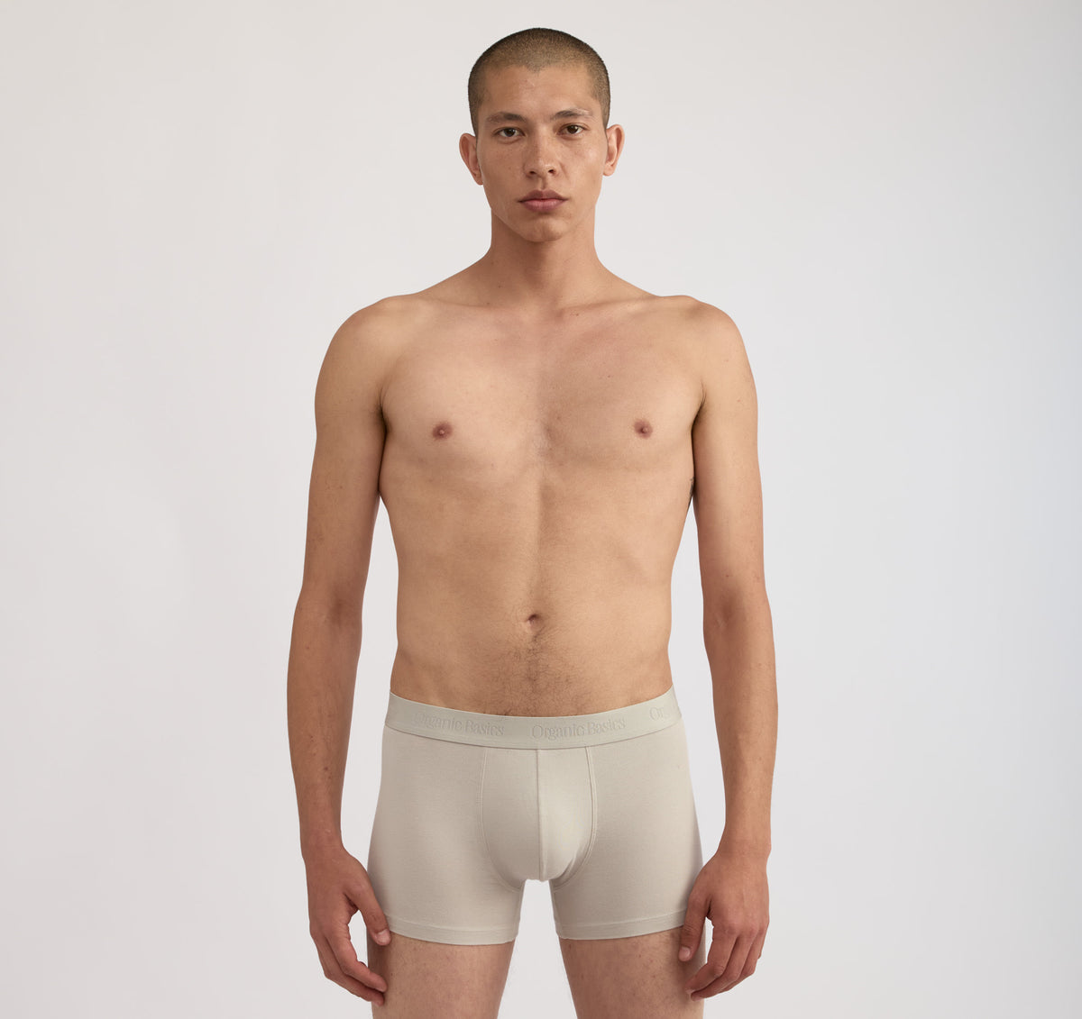 Core Trunks 9-Pack - Stone Grey / Plum / Deep Navy – organic cotton – view 3