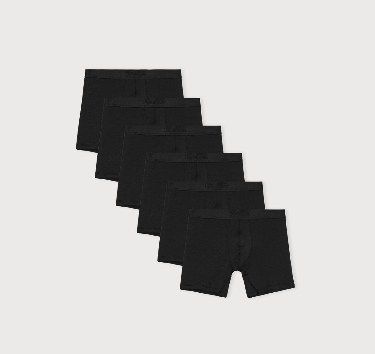 Premium Boxer Briefs 6-pack - Black / Black / Black