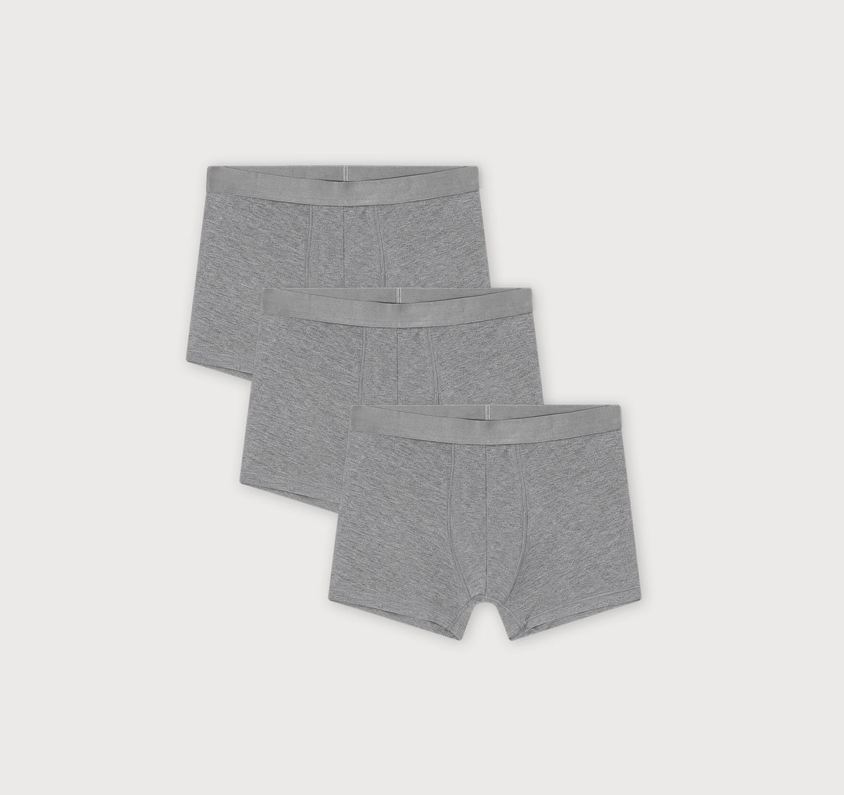 Premium Trunks 3-pack - Grey Melange / Grey Melange / Grey Melange