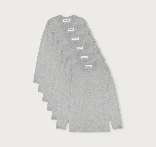 True Boxy Fit Long Sleeve Tee 6-Pack