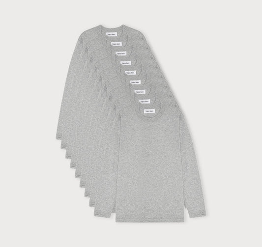 True Boxy Fit Long Sleeve Tee 9-Pack
