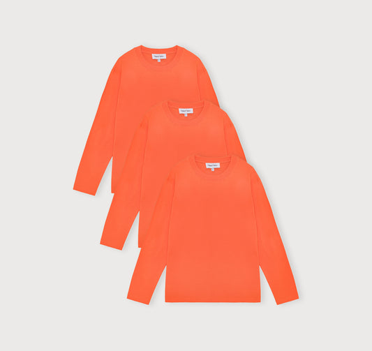 True Heavy Boxy Fit Long Sleeve Tee 3-Pack