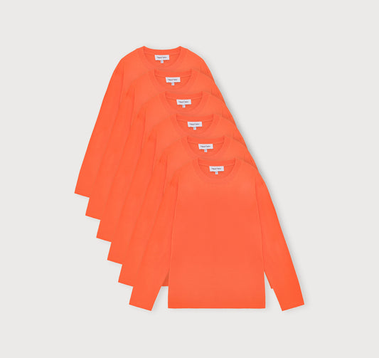 True Heavy Boxy Fit Long Sleeve Tee 6-Pack