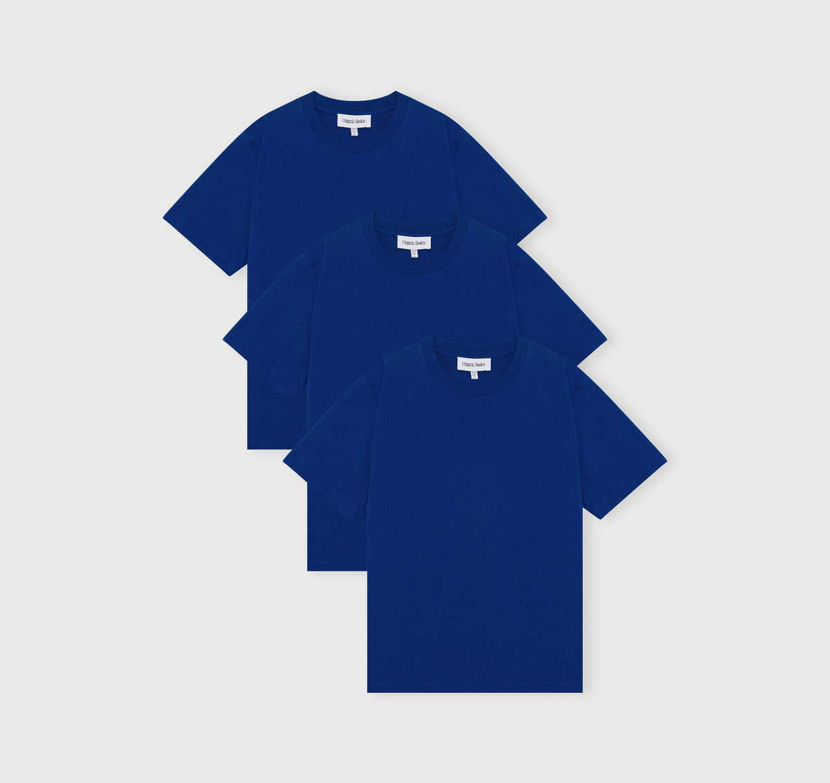 True Heavy Boxy Fit Tee 3-Pack - Vibrant Blue – organic cotton