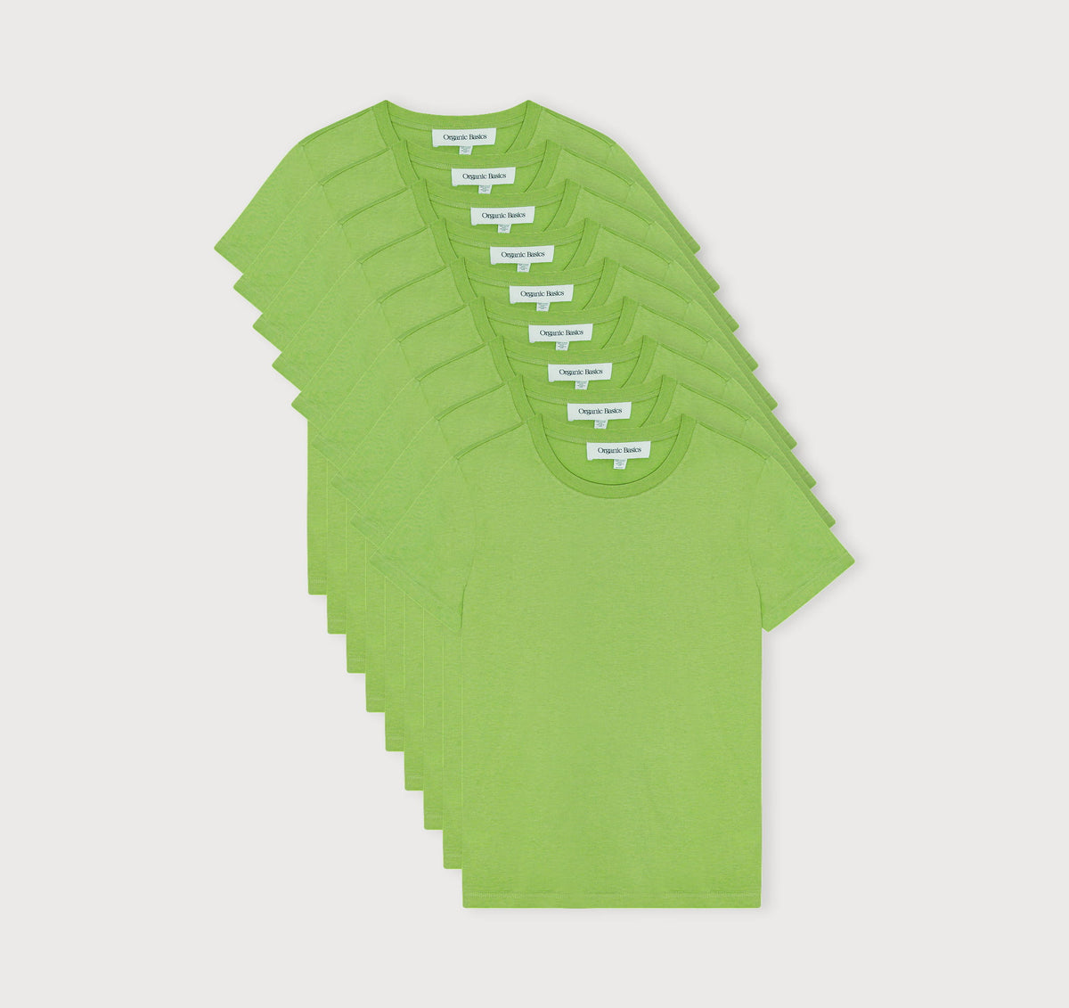 True Regular Fit Tee 9-Pack - Artichoke – organic cotton