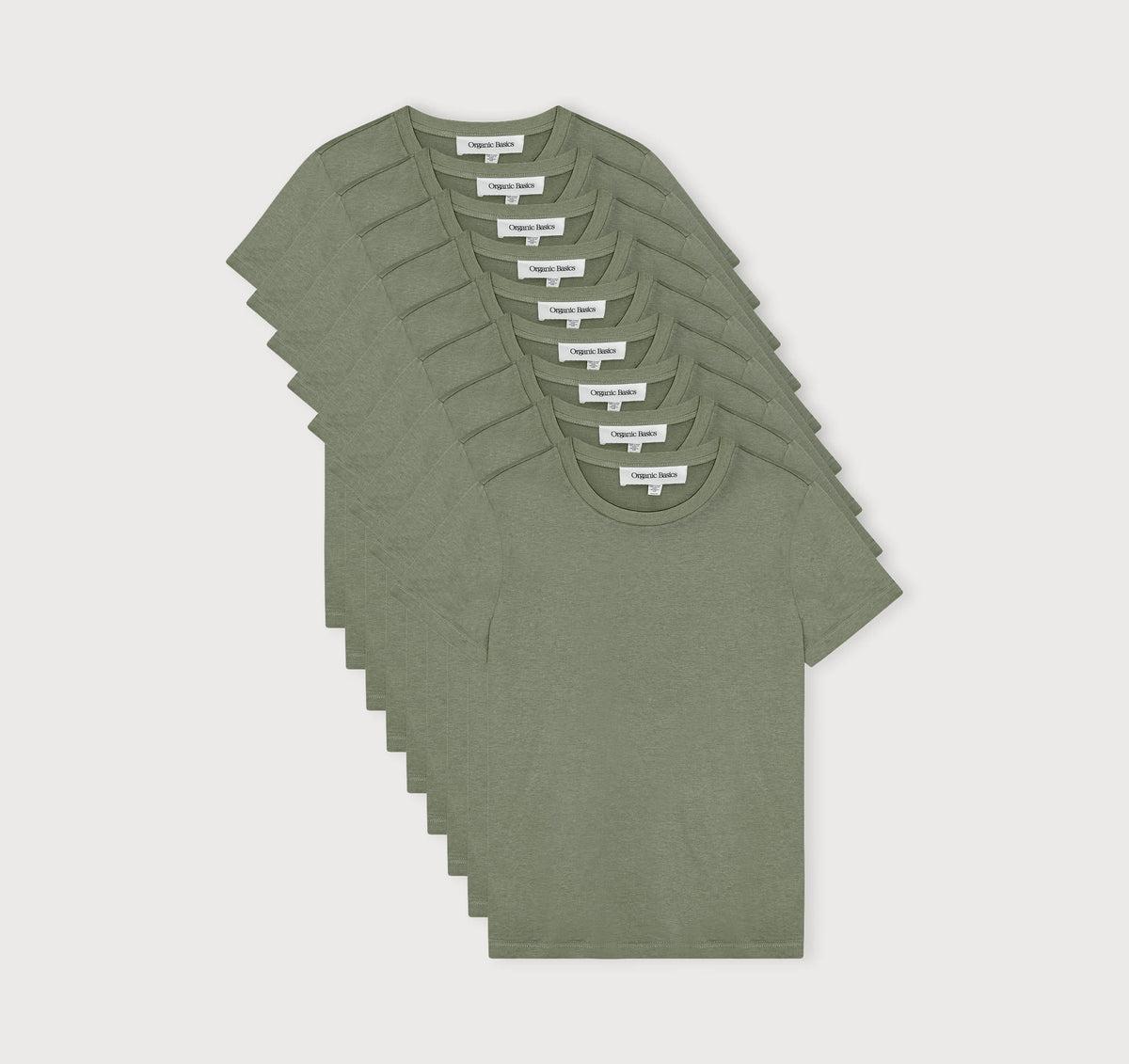 True Regular Fit Tee 9-Pack - Seaweed – organic cotton