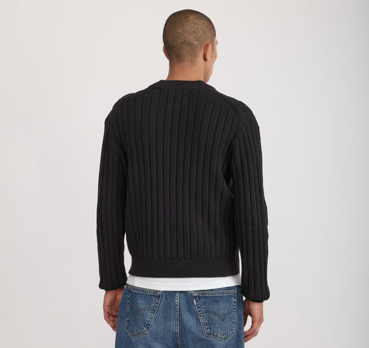 Soft Knit Rib Zip Track Jacket