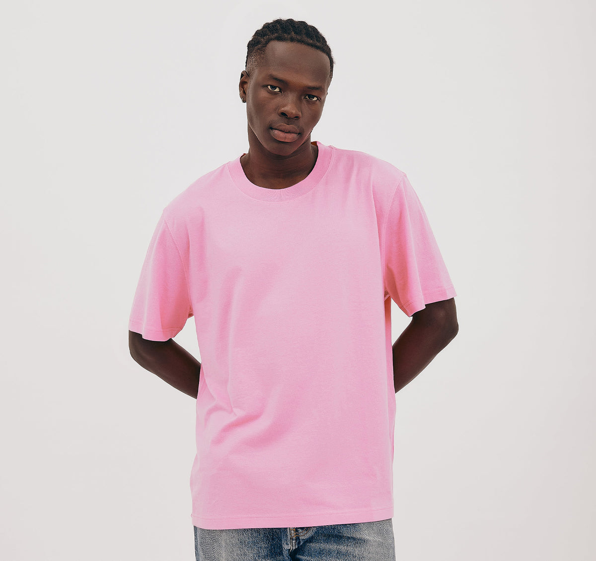 True Boxy Fit Tee 6-Pack - Soft Pink – organic cotton – view 2