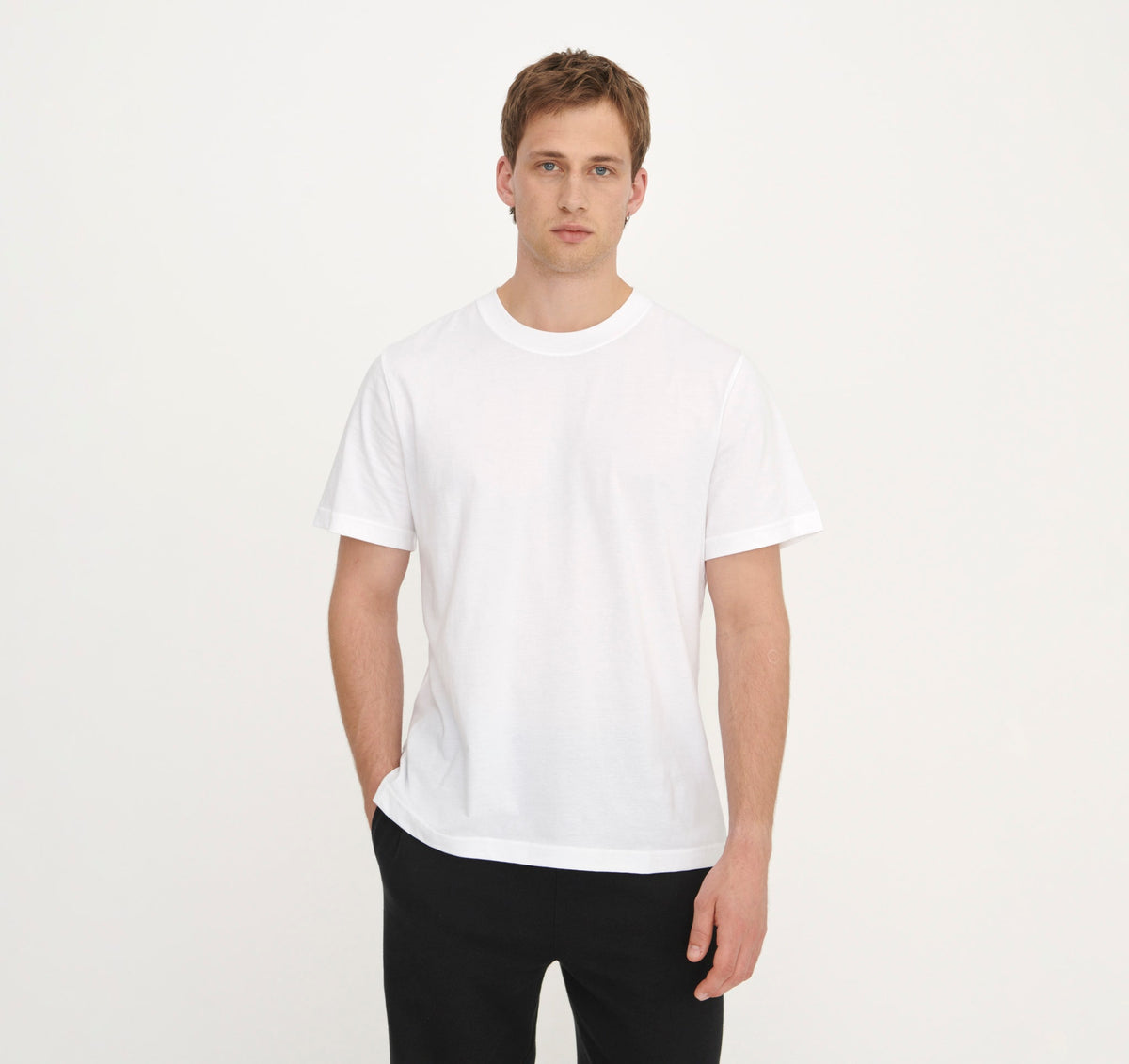 True Boxy Fit Tee 6-Pack - White – organic cotton – view 2