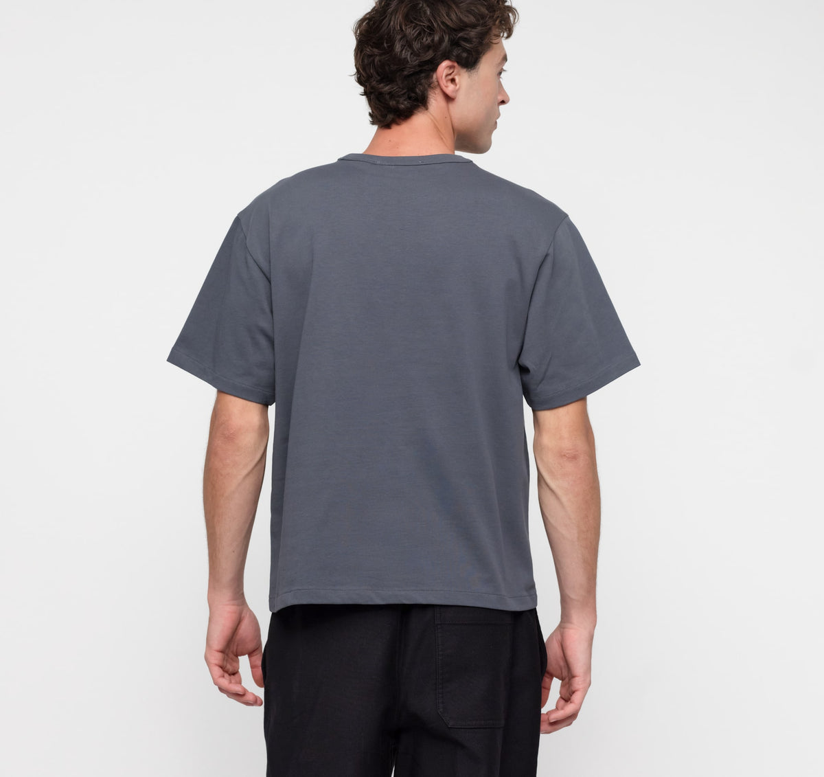 True Extra Heavy Boxy Tee 9-Pack - Thunder – organic cotton – view 4