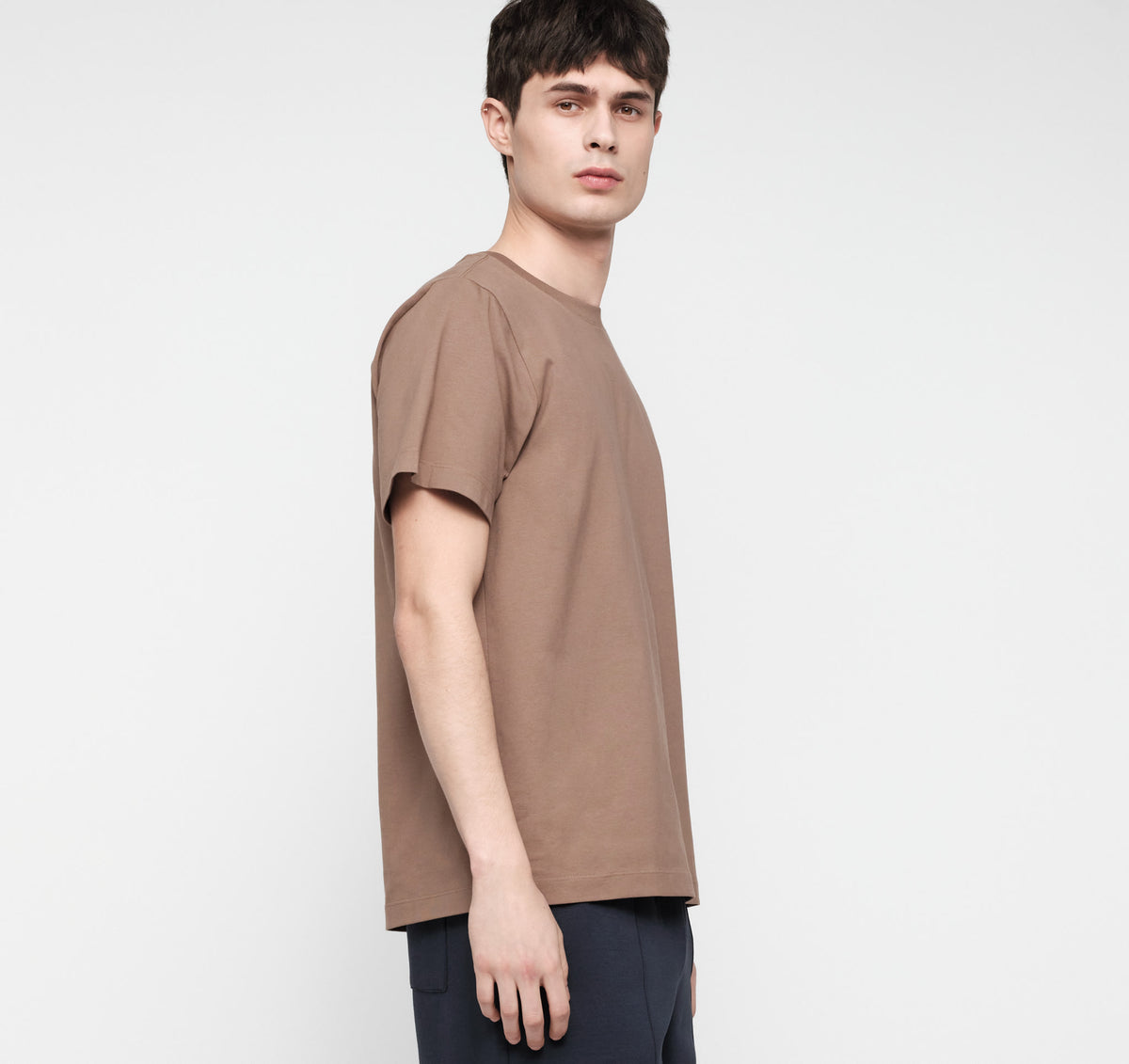 True Heavy Boxy Fit Tee 9-Pack - Clay – organic cotton – view 3