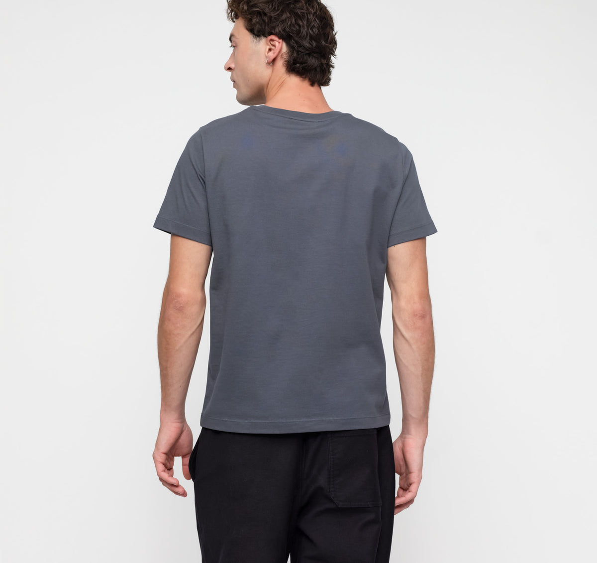 True Heavy Regular Fit Tee 9-Pack - Thunder – organic cotton – view 4