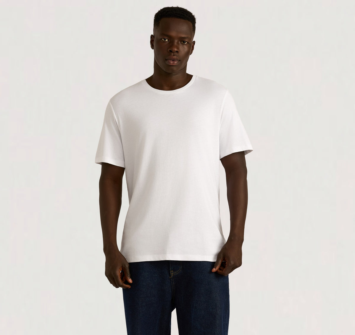 True Heavy Regular Fit Tee 9-Pack - White – organic cotton – view 3