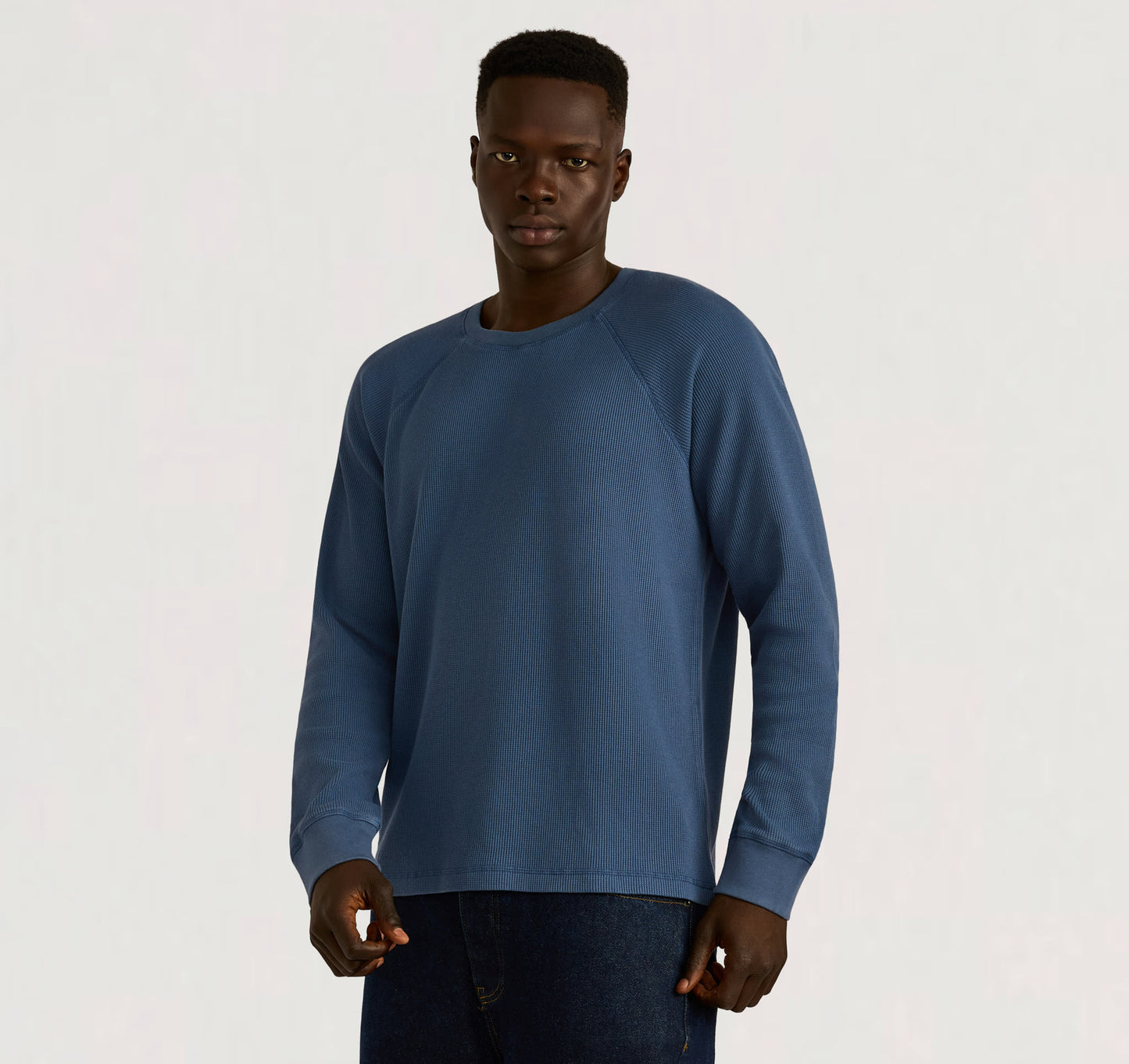 Waffle Raglan Long Sleeve