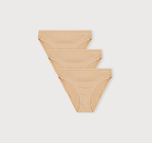 Core Rib High-Leg Briefs 3-Pack