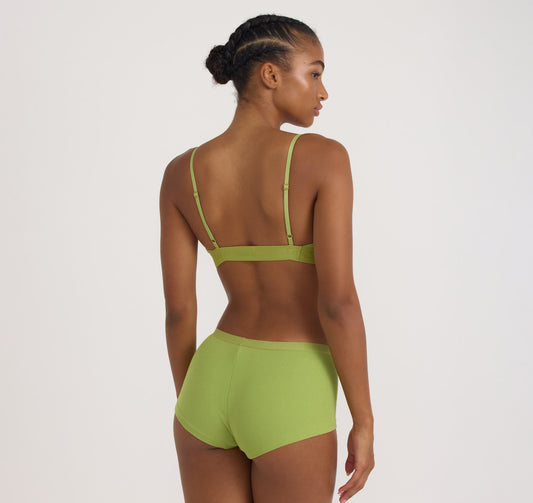 Core Rib Open Back Scoop Bralette