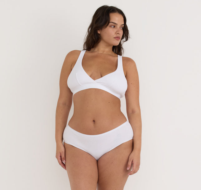Core Rib Plunge Bralette