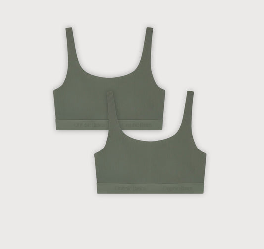 Core Rib Tank Bralette 2-Pack