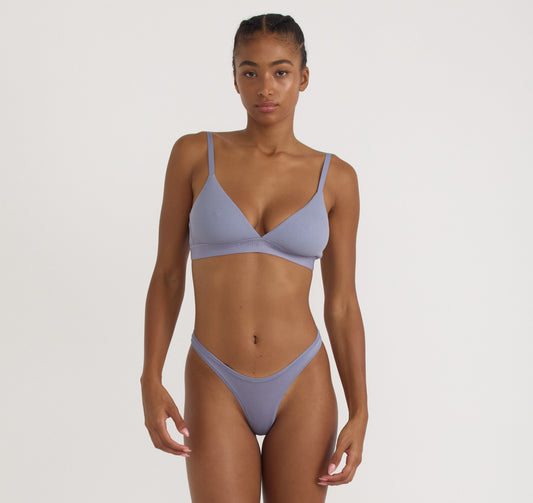 Core Rib Triangle Bralette