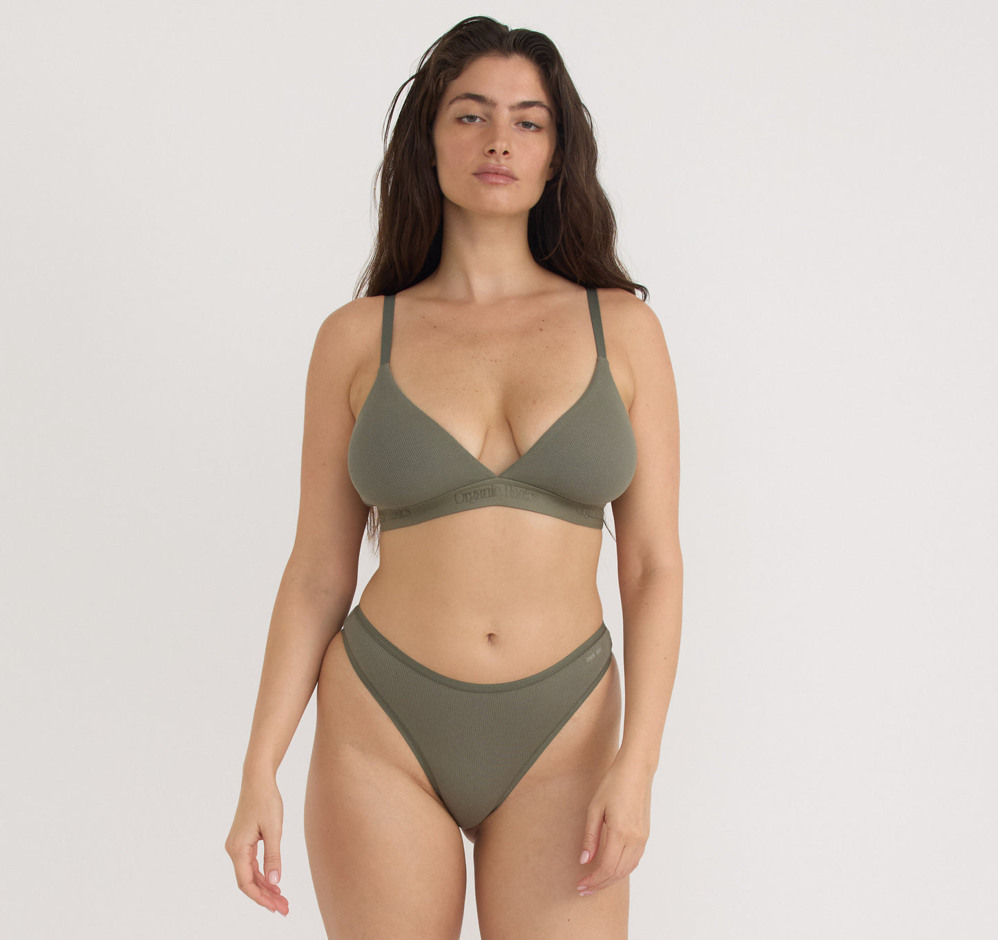 Core Rib Triangle Bralette