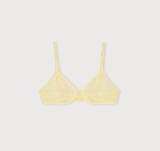 Mesh Unlined Demi Bra