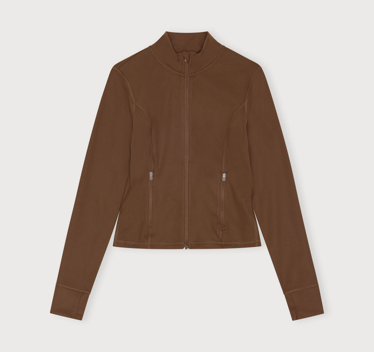 Active Zip Jacket - Walnut – view 6