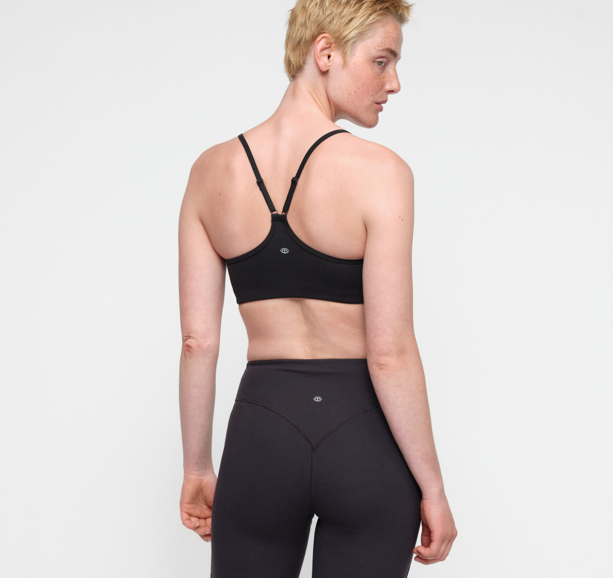 Active Light Racer Bra - Black – view 4