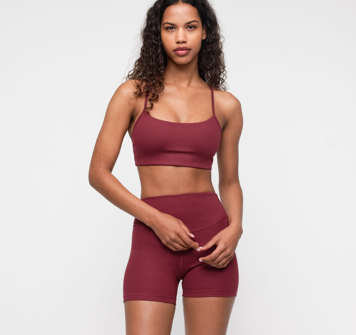 Active Light Racer Bra - Summer Wine