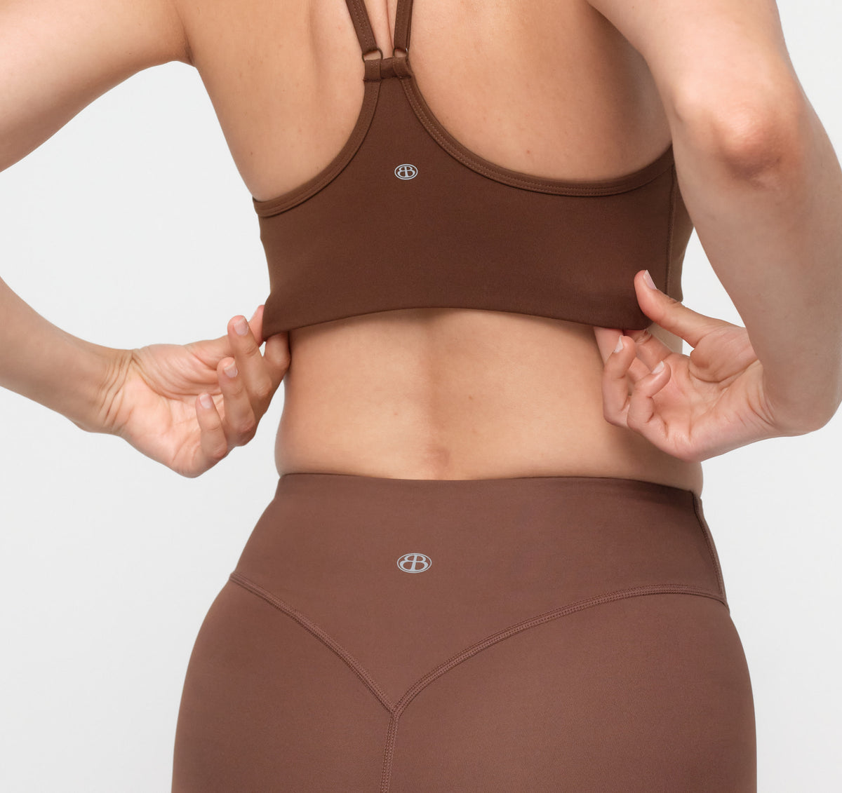 Active Light Racer Bra - Walnut – view 3