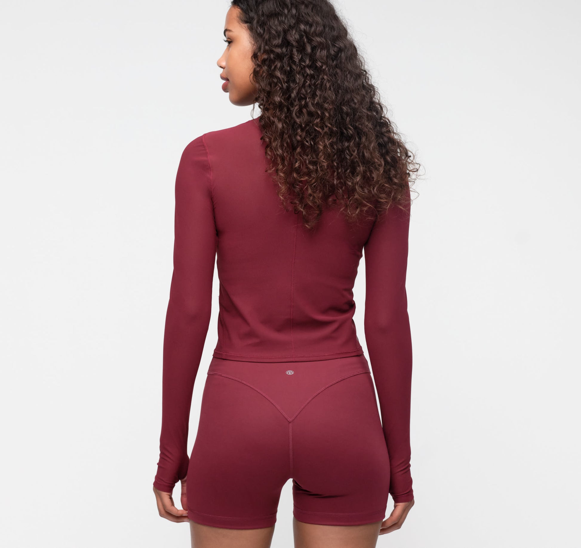 Active Mesh Long Sleeve Tee - Summer Wine – view 4