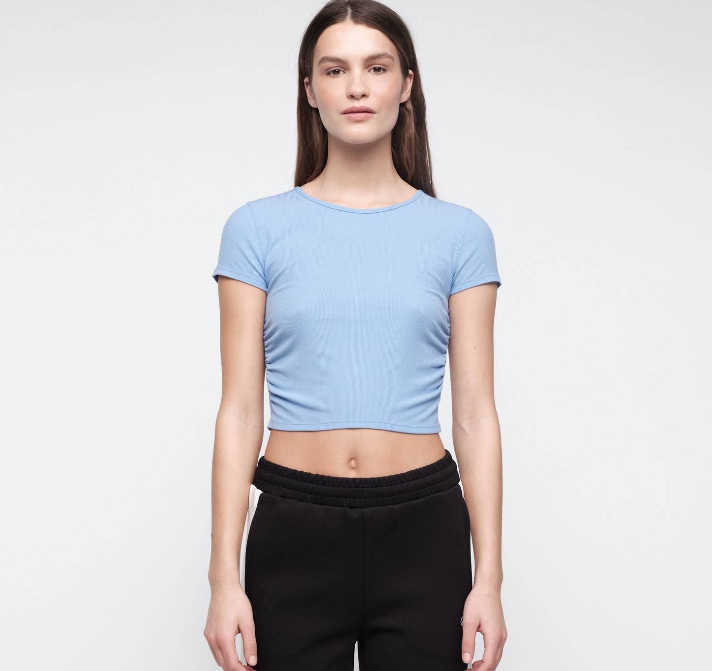 Active Rib Ruched Tee