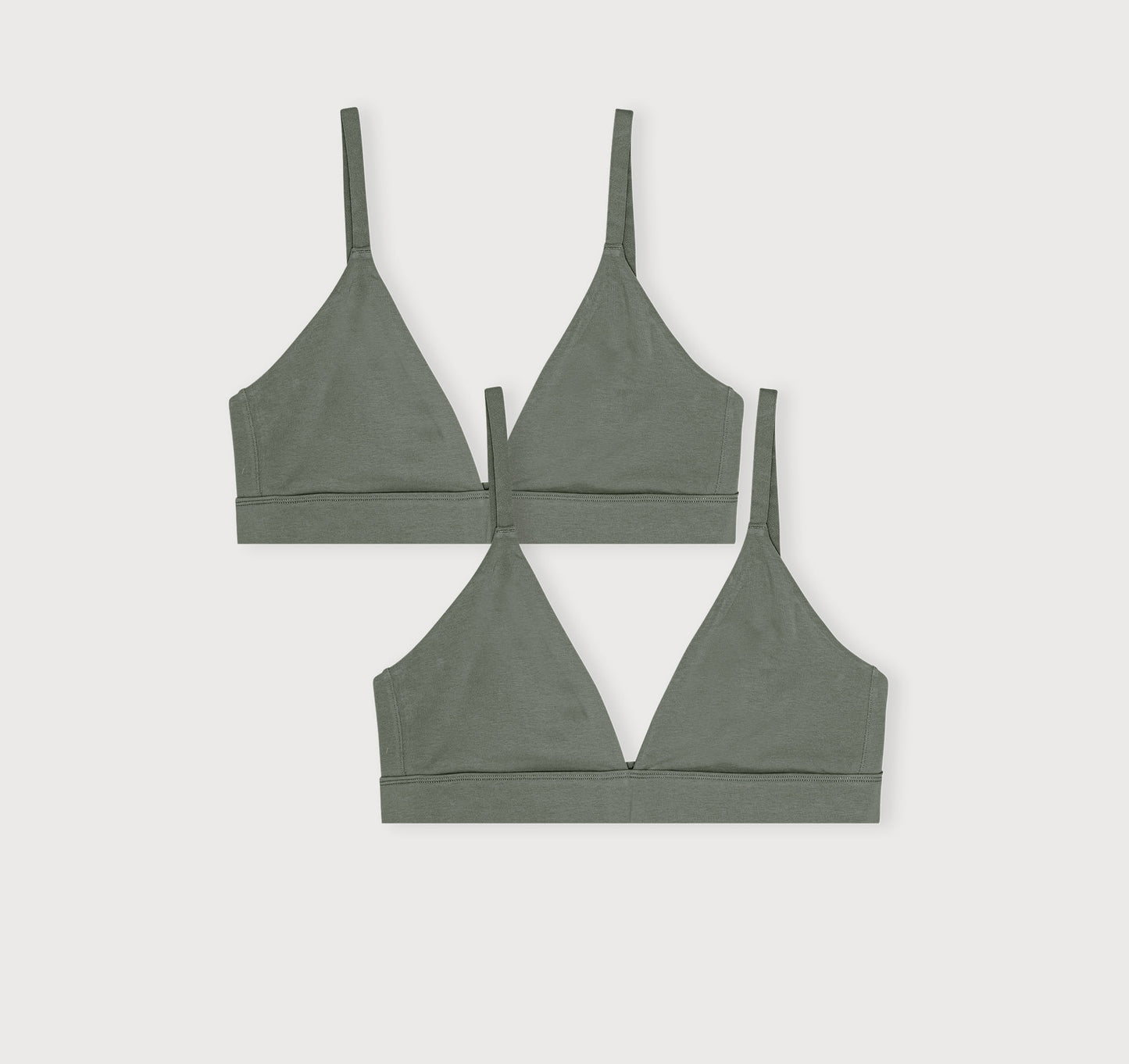 Core Triangle Bralette 2-pack