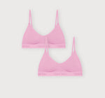 Core Rib Open Back Scoop Bralette 2-Pack