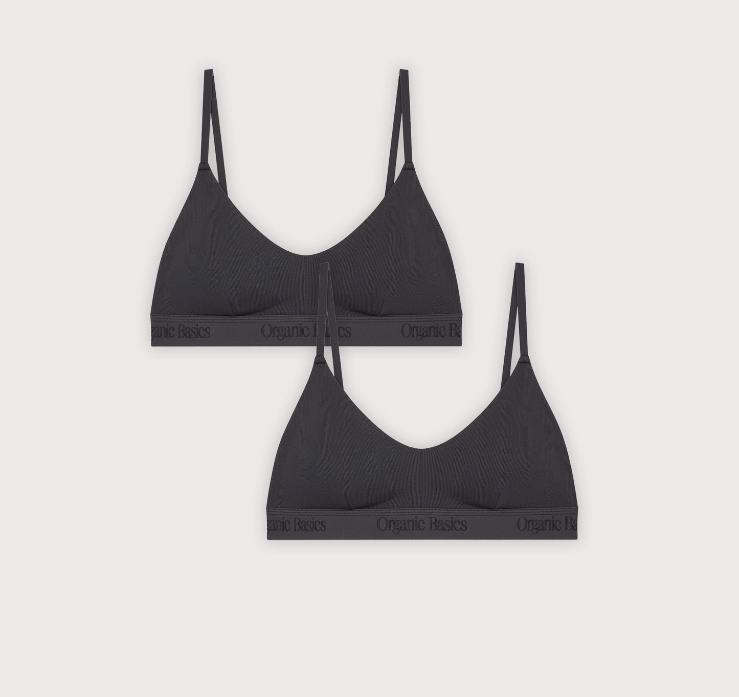Core Rib Open Back Scoop Bralette 2-Pack