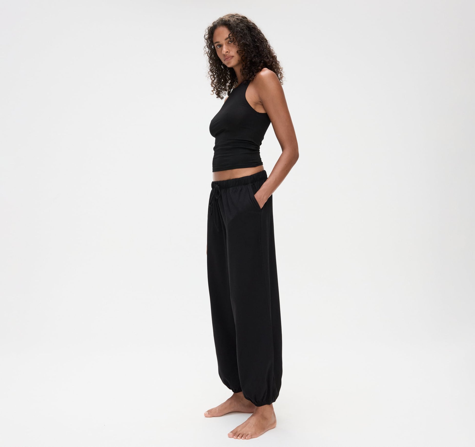 Everyday Balloon Pants - Black – view 3