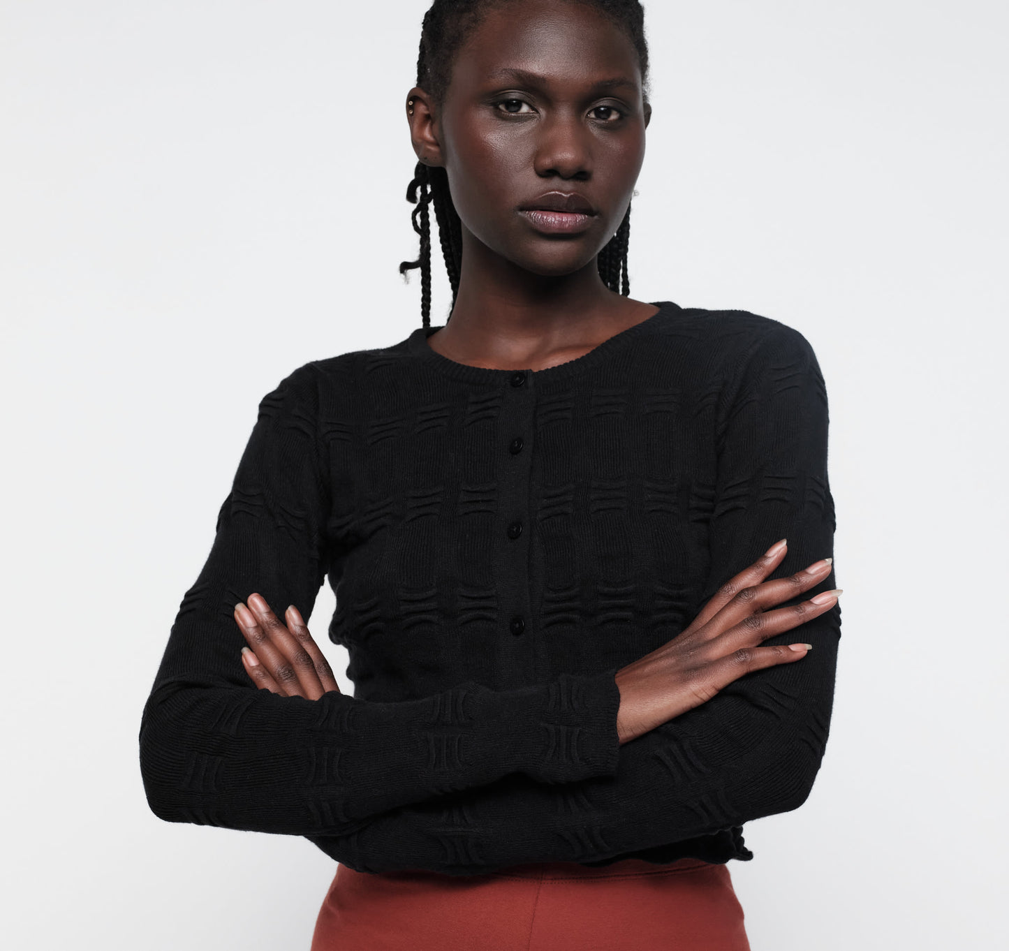 Soft Knit Textured Cardigan