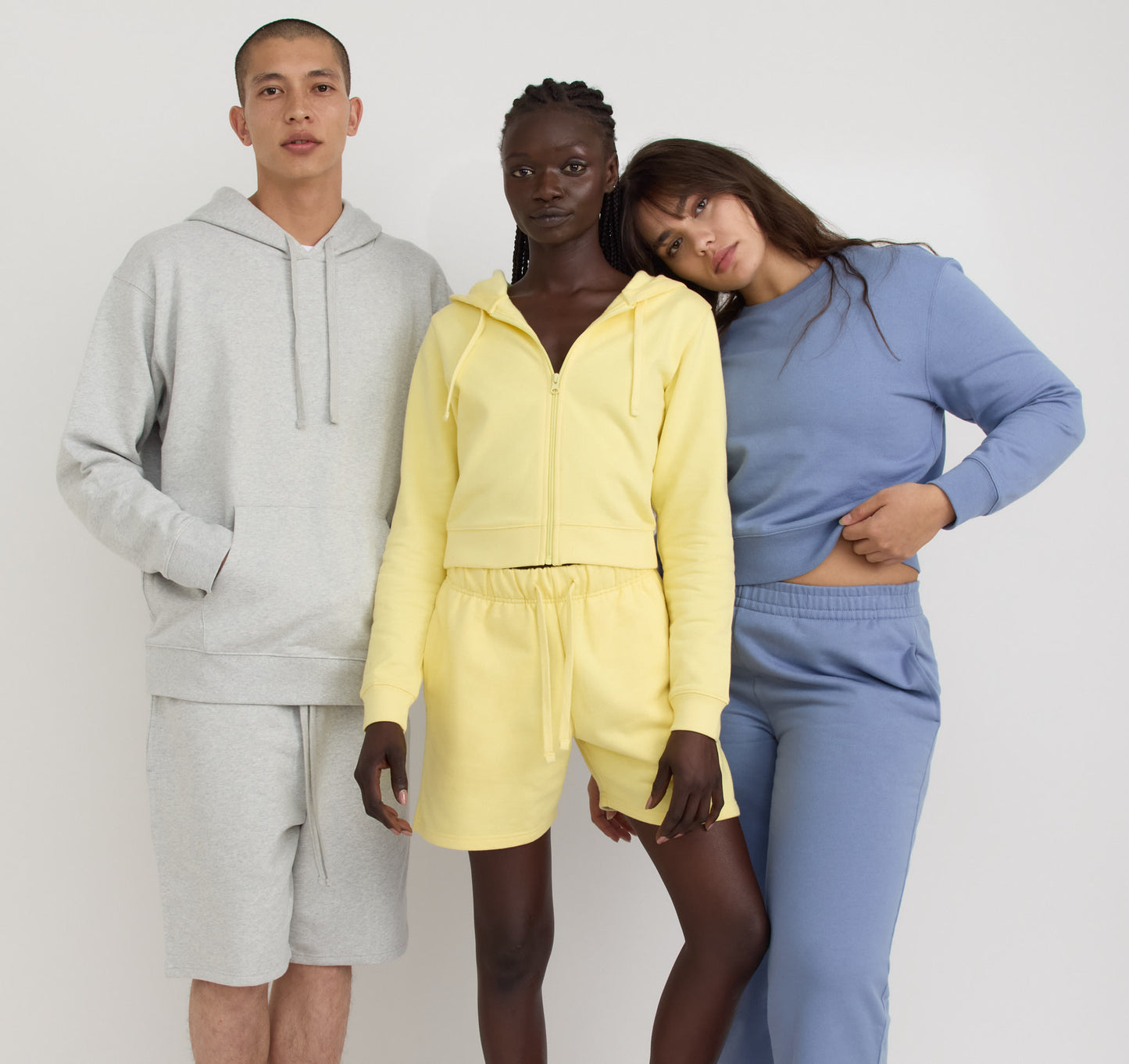 Weekend Crop Zip Hoodie