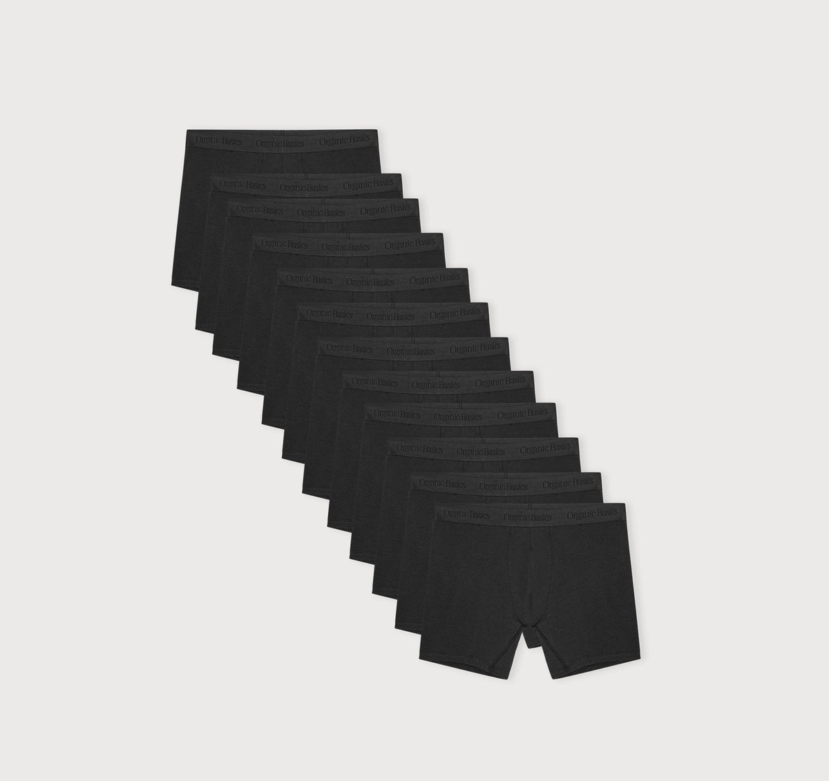 Core Boxer Briefs 12-Pack - Black / Black / Black – organic cotton
