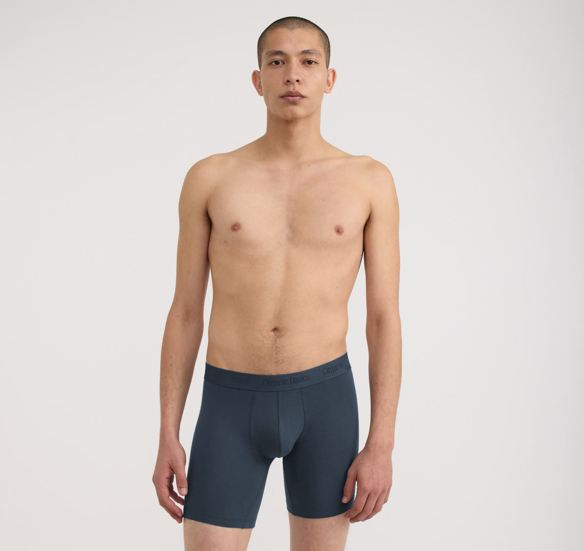 Core Boxer Briefs 12-Pack - Pavement / Thunder / Cloudy Blue – organic cotton – view 3