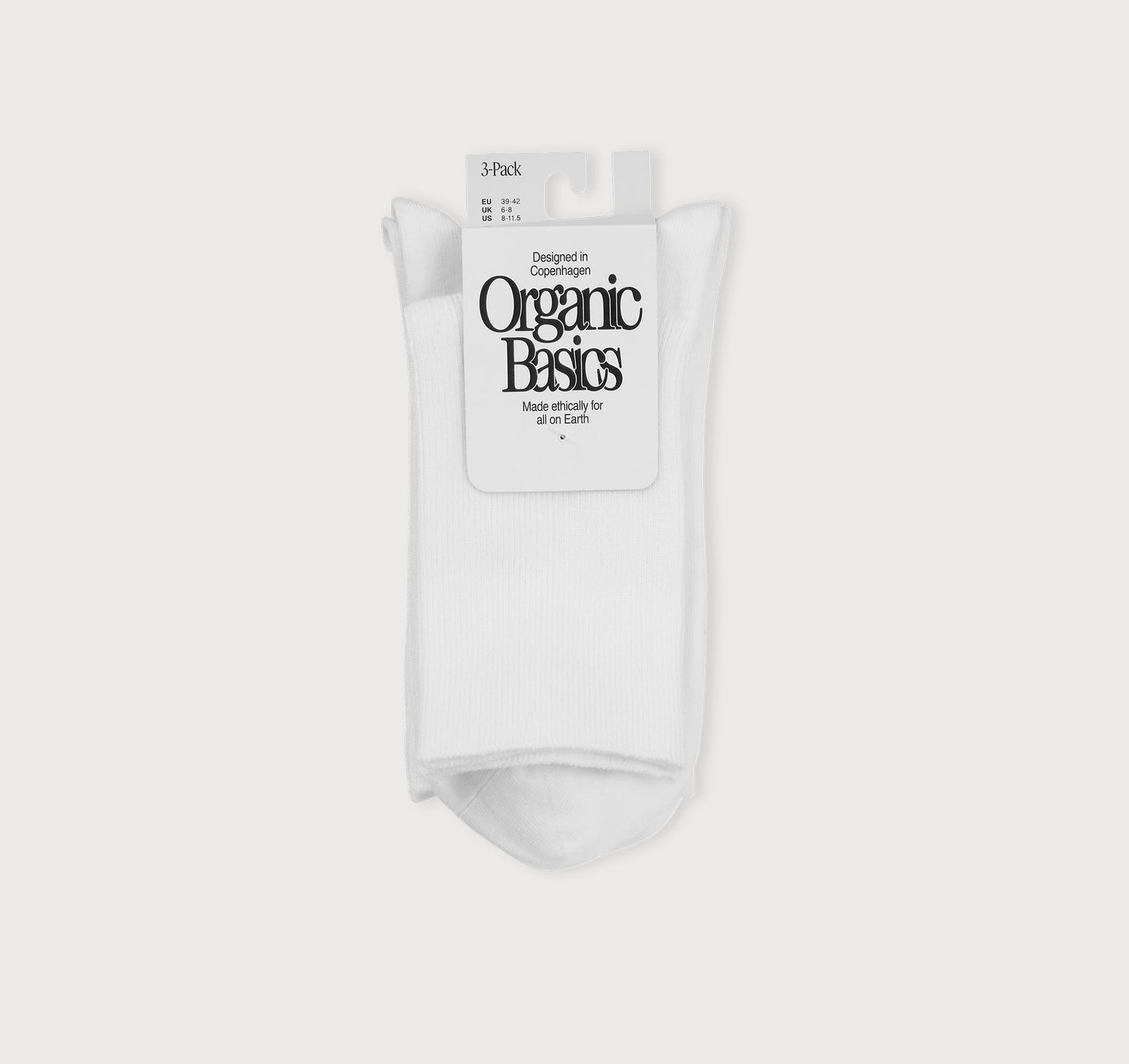 Core Crew Rib Socks 3-Pack