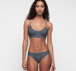 Seamless Waffle High-Leg Briefs